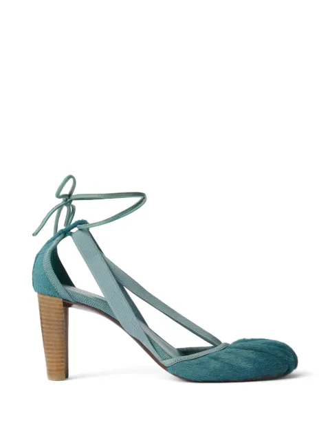 LEMAIRE 80mm Pedille heeled ballerinas in pony-style leather