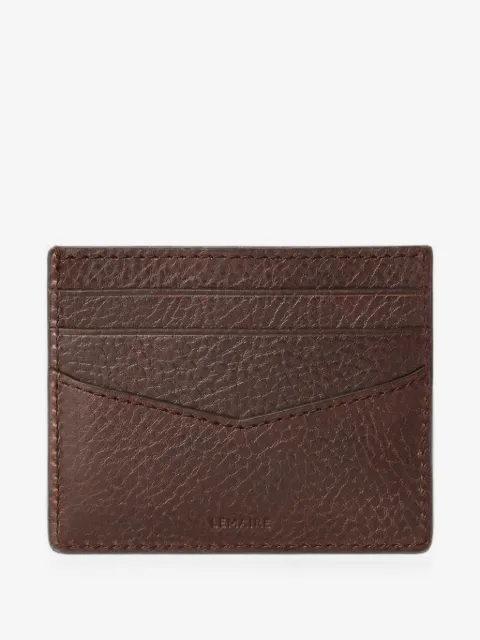 LEMAIRE Gear card holder in leather