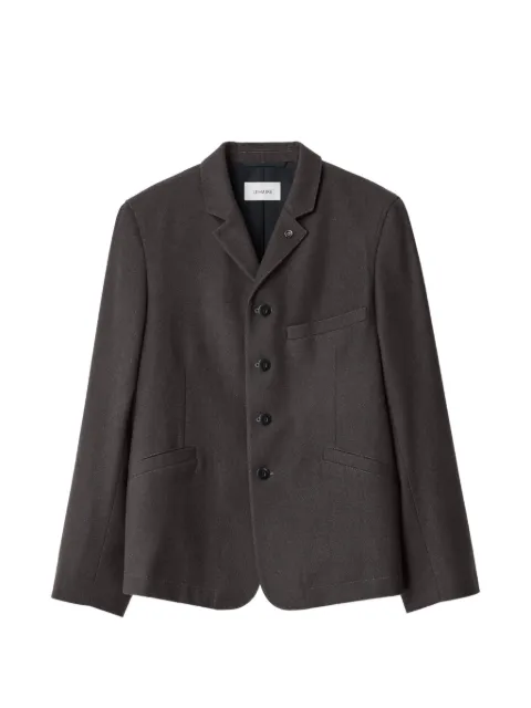 LEMAIRE veste de costume en sergé de laine et coton sergé