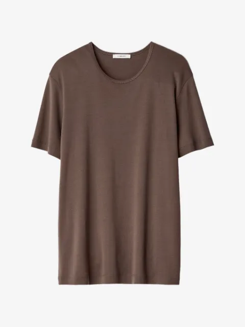 LEMAIRE scoop-neck t-shirt in ribbed jersey