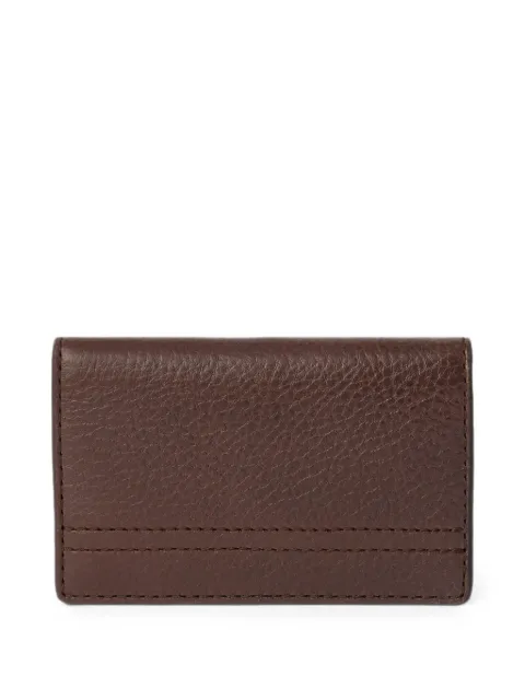 LEMAIRE porte-cartes Gear en cuir
