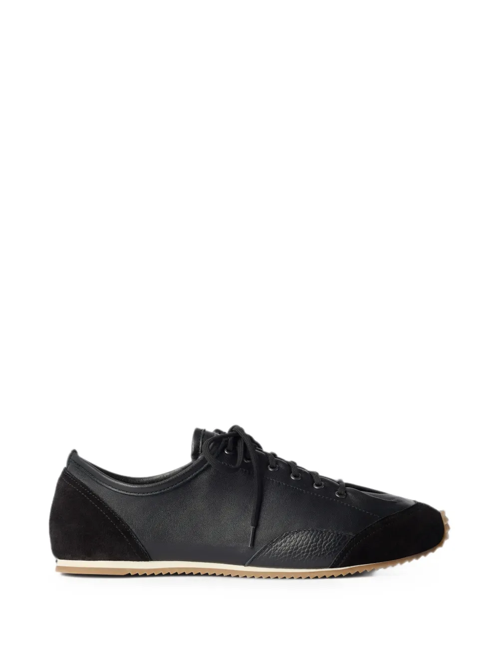 LEMAIRE Gummy Grips sneakers van gemengd leer Zwart