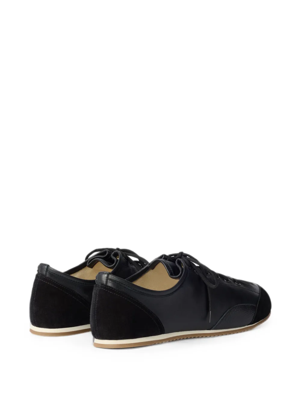 LEMAIRE Gummy Grips sneakers van gemengd leer Zwart