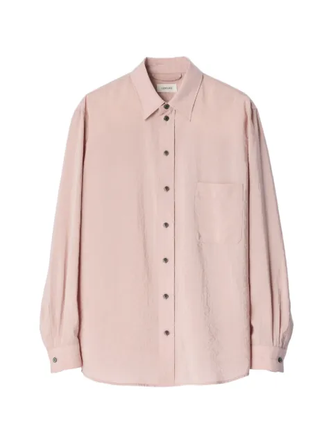 LEMAIRE straight shirt in dry-silk