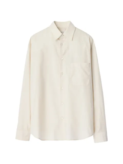 LEMAIRE washed chest-pocket shirt