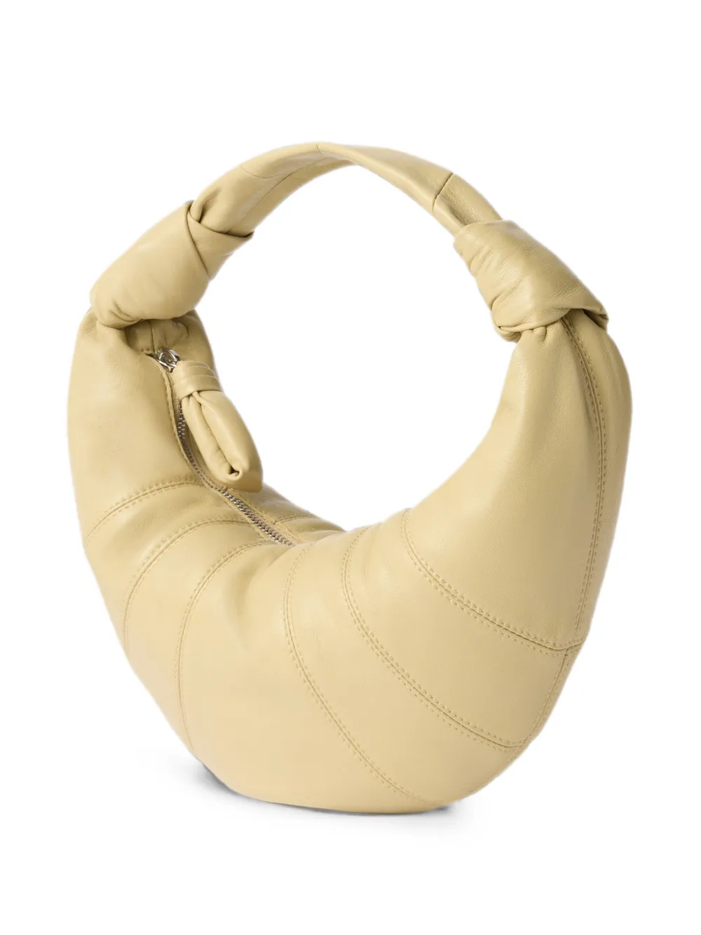 LEMAIRE mini Fortune Croissant bag in leather - Neutrals