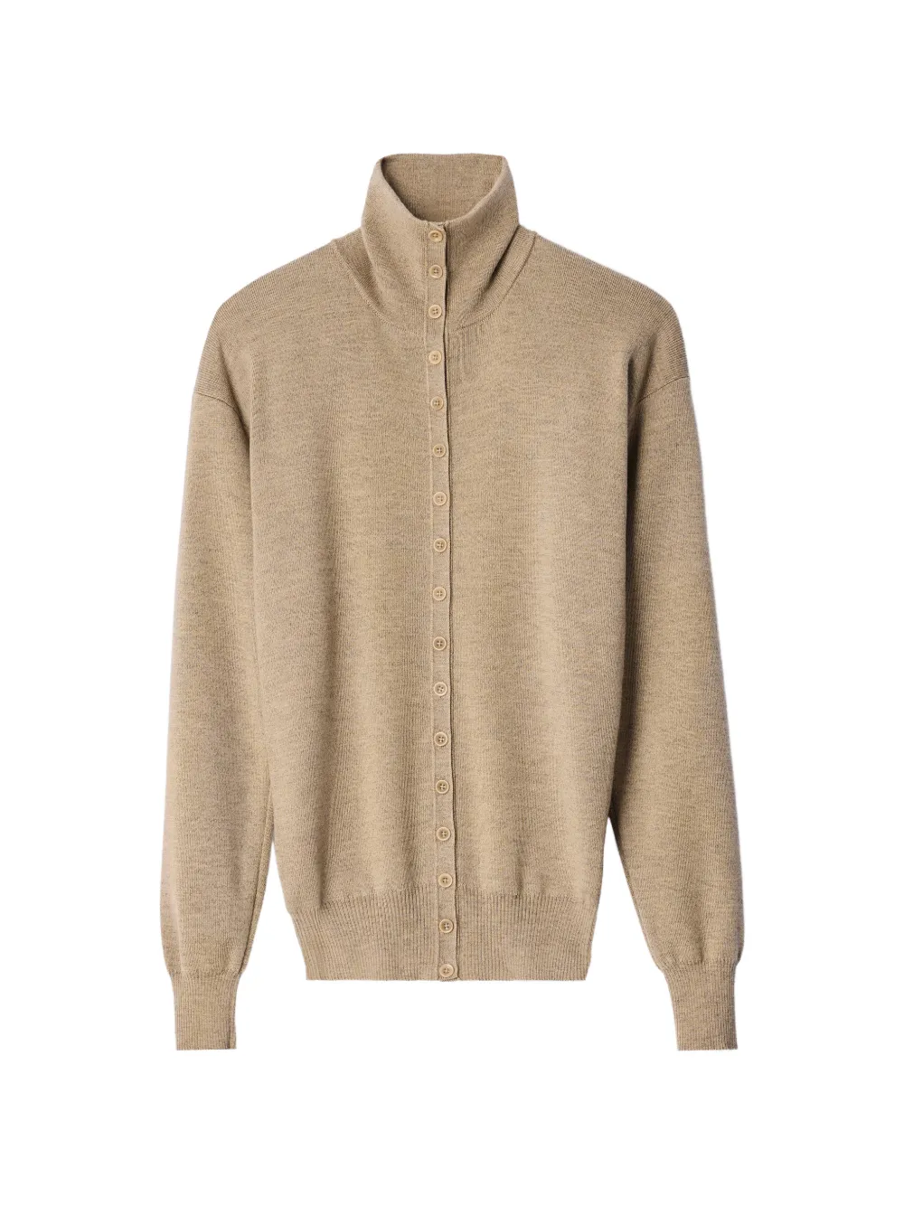 LEMAIRE buttoned top in fine wool - Toni neutri