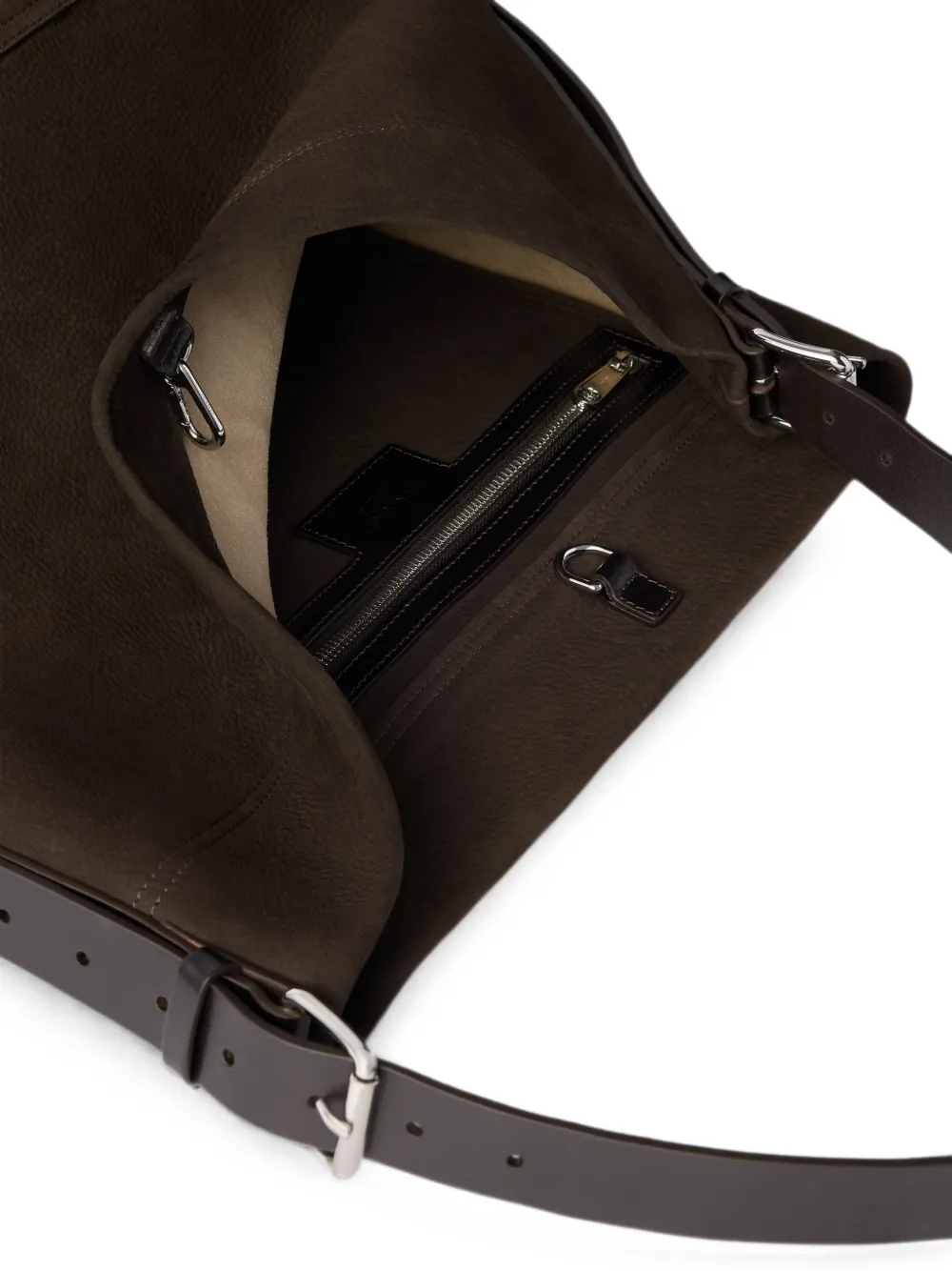 LEMAIRE Shopper met ceintuur Bruin