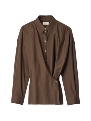 Maison Margiela 20SS トロンプルイユ シャツ バンドカラー Maison Margiela トロンプルイユ シャツ | ニュートラル | FARFETCH JP