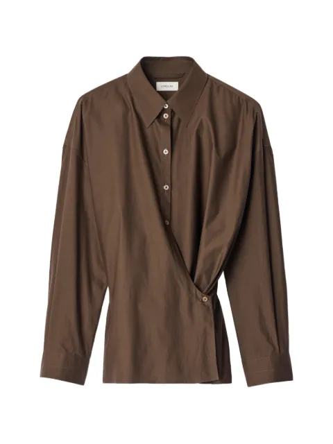 LEMAIRE straight collar Twisted shirt