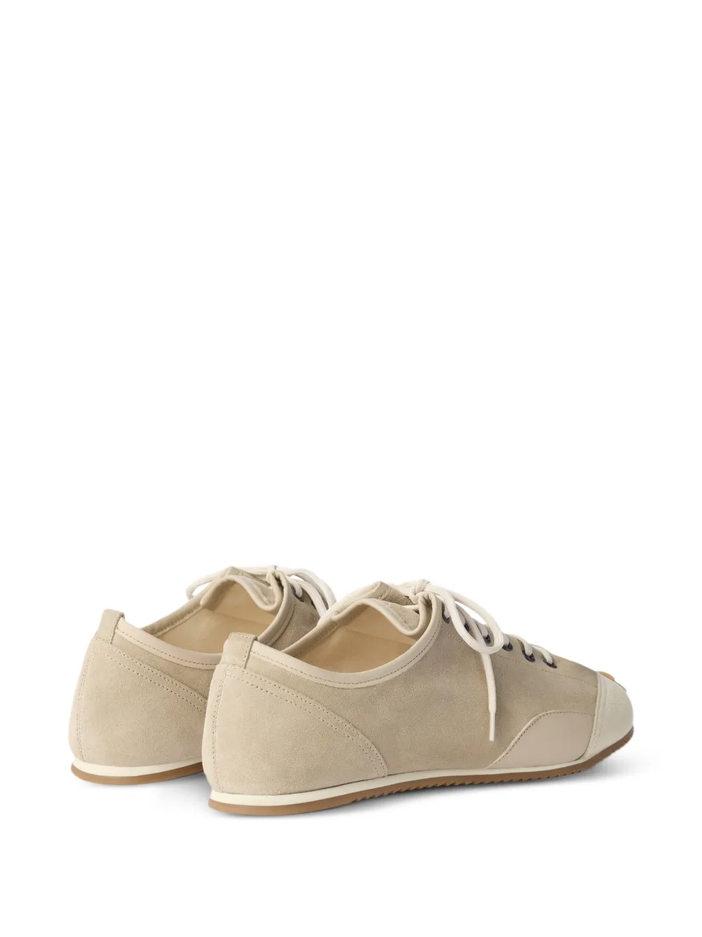 LEMAIRE Gummy Grips leren sneakers Beige