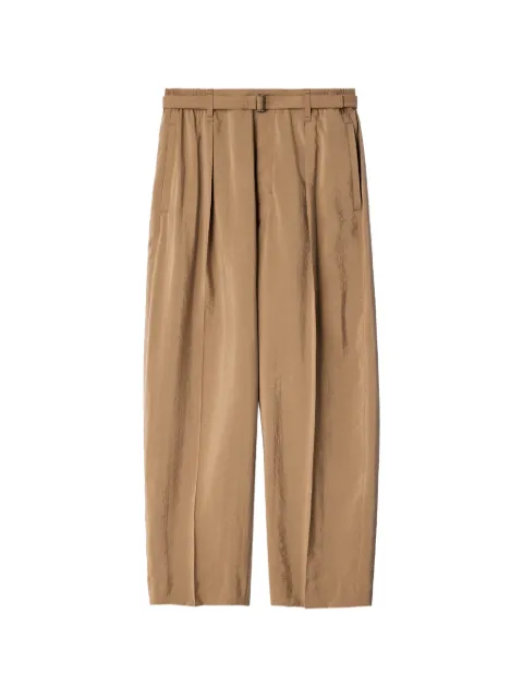 LEMAIRE belted relaxed pants in dry-silk