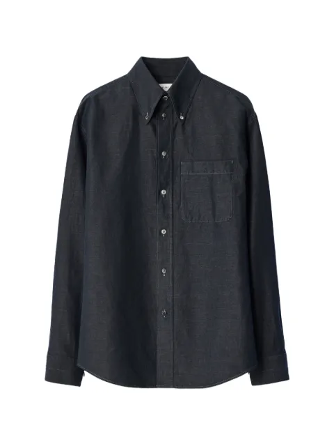 LEMAIRE camisa de lino y algodón con botones