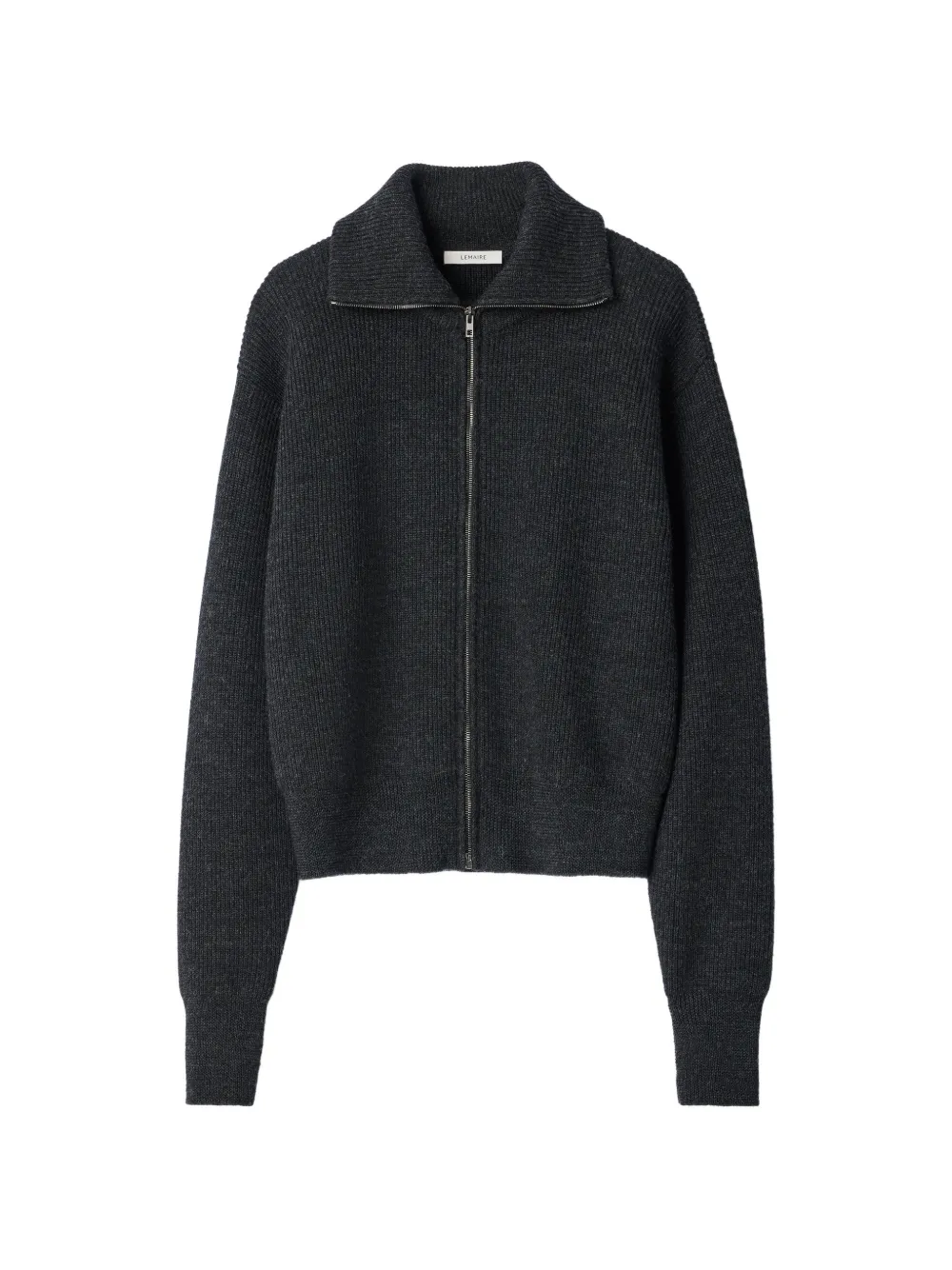 LEMAIRE Ribgebreid vest Grijs