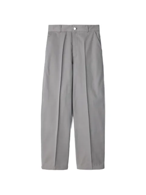 LEMAIRE barrel pants in polycotton twill