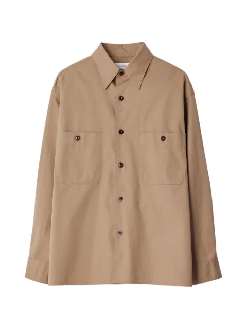 LEMAIRE two-pocket shirt in light cotton twill