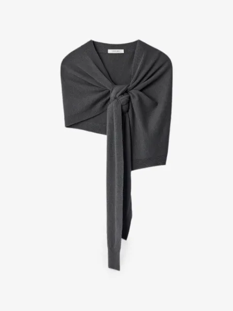 LEMAIRE draped scarf in cashmere 