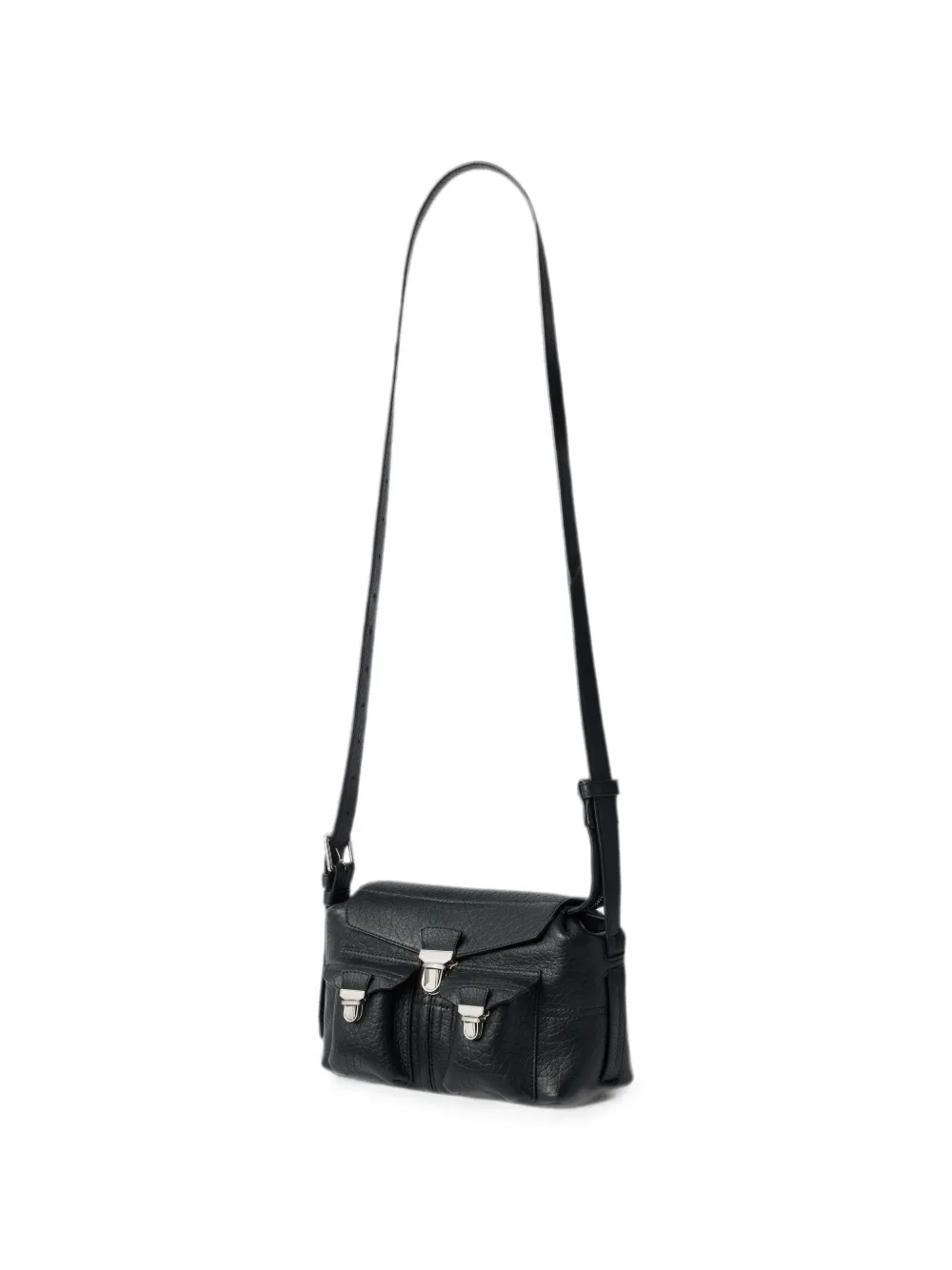 LEMAIRE Soft Gear mini-tas van lamsleer Zwart
