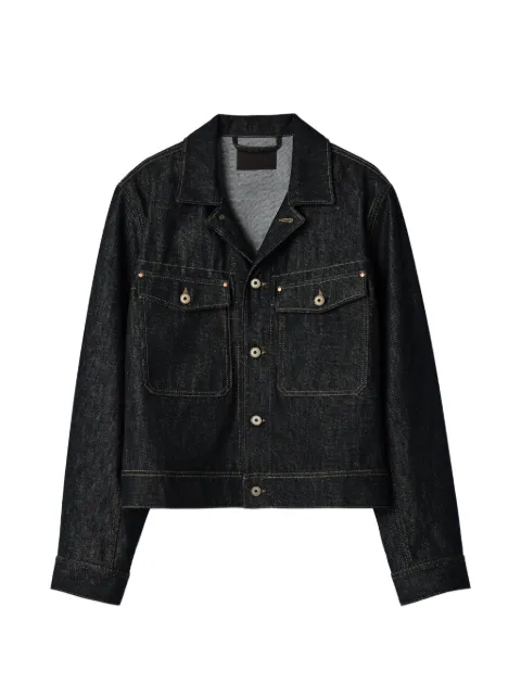 LEMAIRE trucker jacket in slate denim 