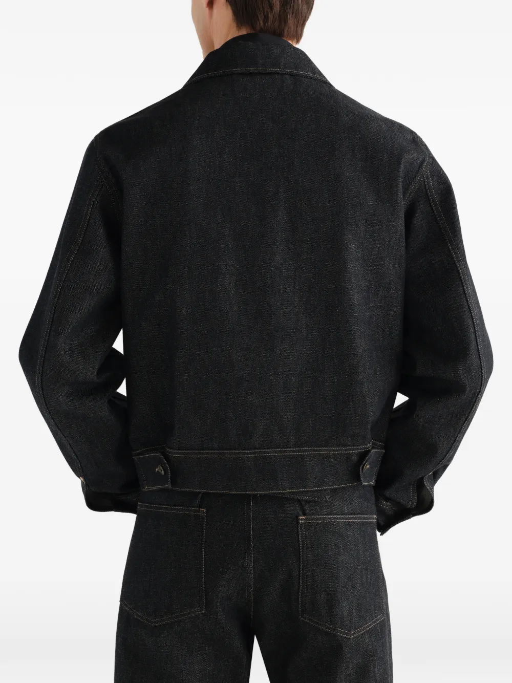 LEMAIRE Denim truckerjack Blauw
