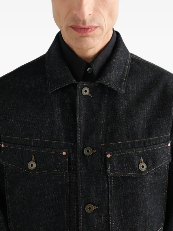 LEMAIRE Trucker Jacket In Denim | Blue | FARFETCH