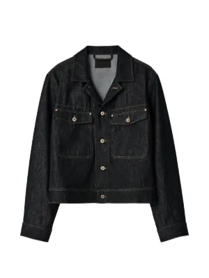 Kenzo Boke Flower Denim Jacket | Black | FARFETCH JO