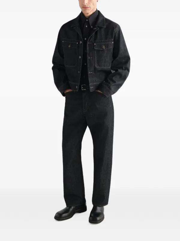 LEMAIRE Trucker Jacket In Denim | Blue | FARFETCH
