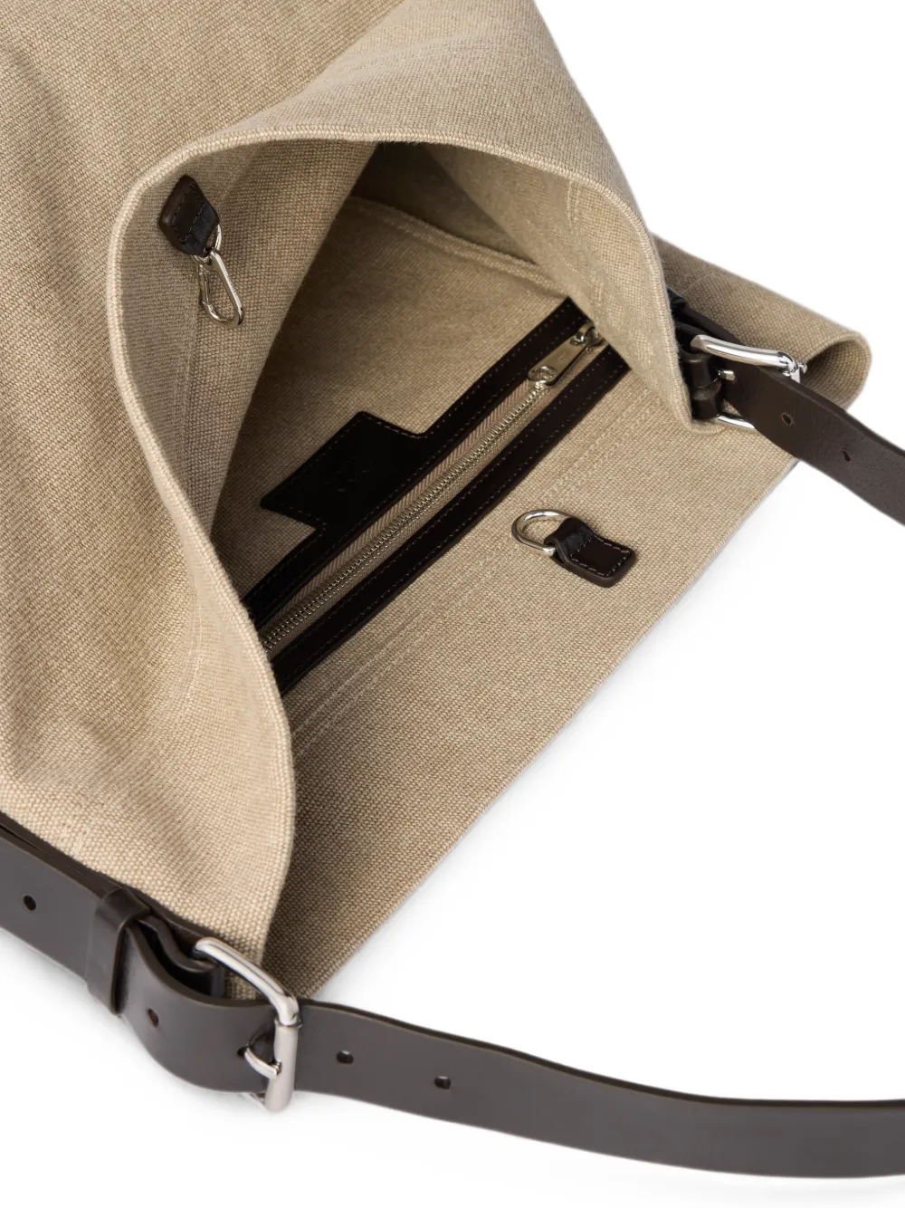 LEMAIRE Shopper met ceintuur Beige