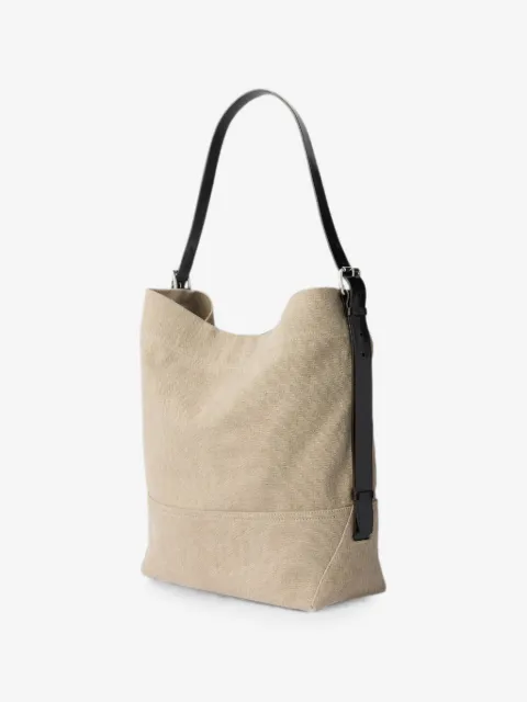 LEMAIRE leather-trim tote bag