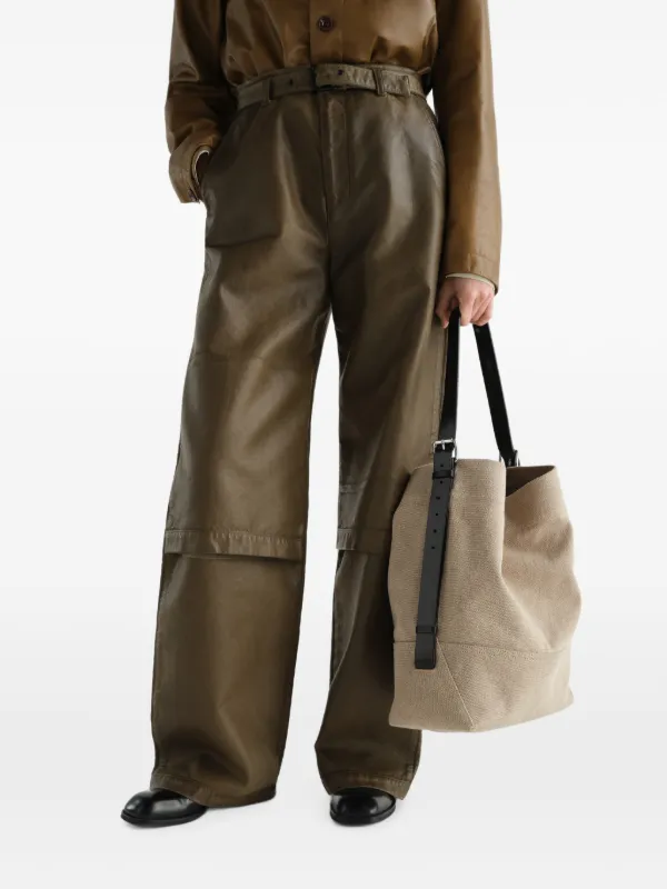 LEMAIRE Belted Tote Bag | Neutrals | FARFETCH