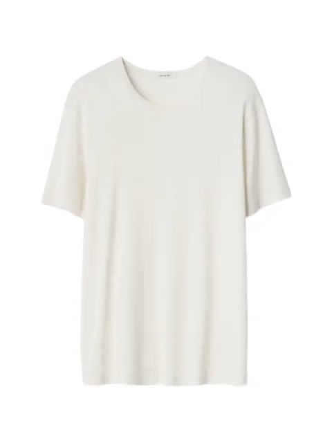 LEMAIRE scoop-neck T-shirt in ribbed jersey
