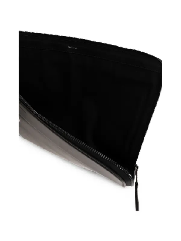 Paul Smith レザードキュメントケース | ブラック | FARFETCH JP