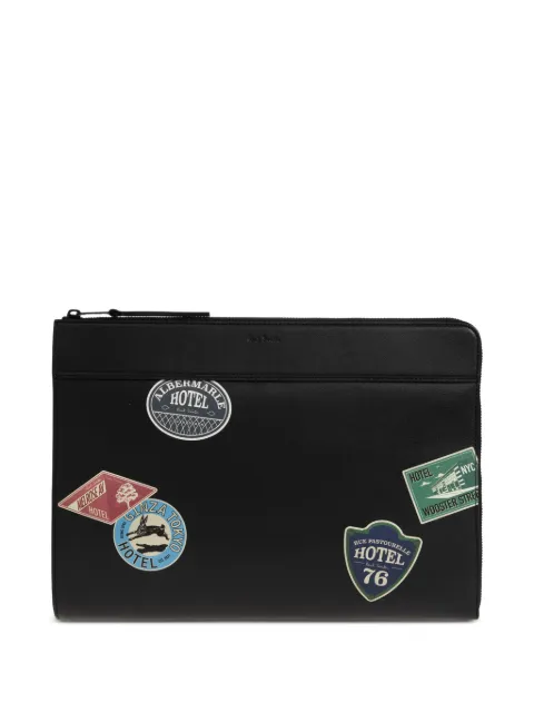 Paul Smith hotel-patch leather document case