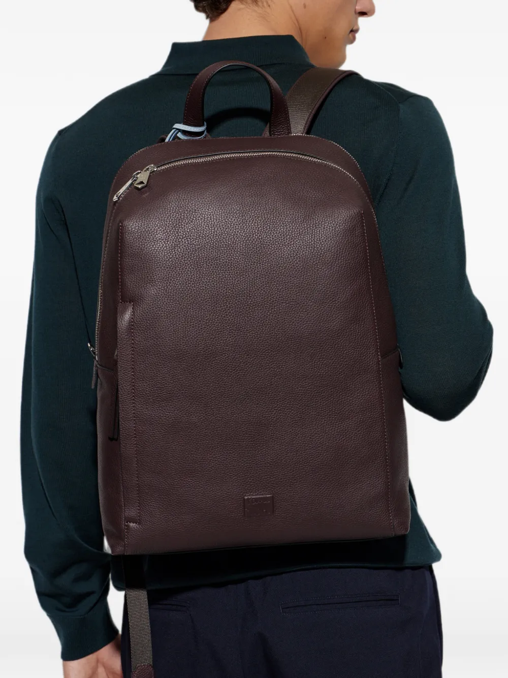 Paul Smith Leren rugzak Rood