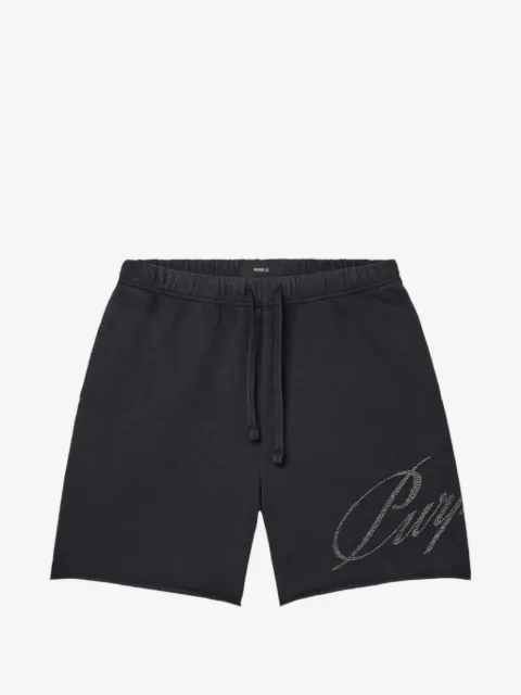 Purple Brand logo-detail shorts
