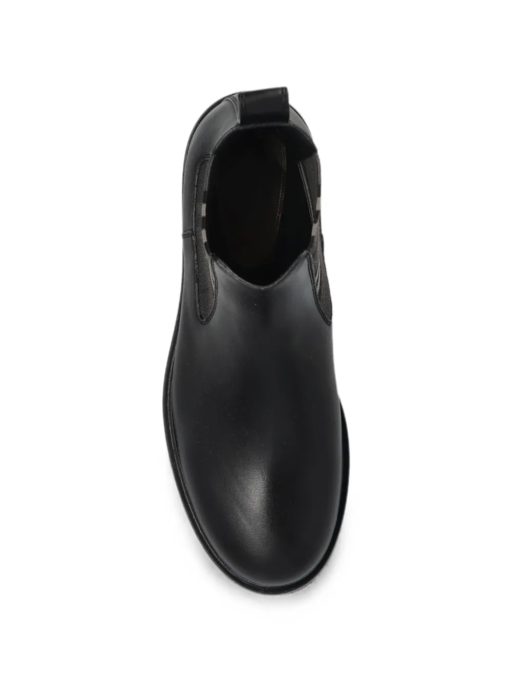 Burberry Pembroke leather boots Zwart