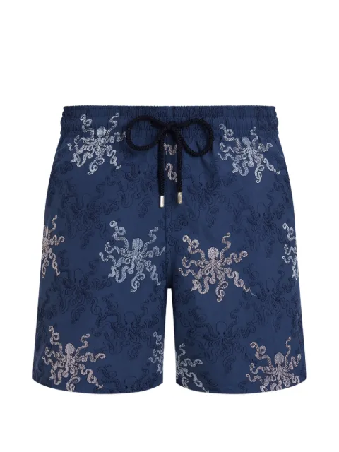 Vilebrequin octopus-embroidered swim shorts
