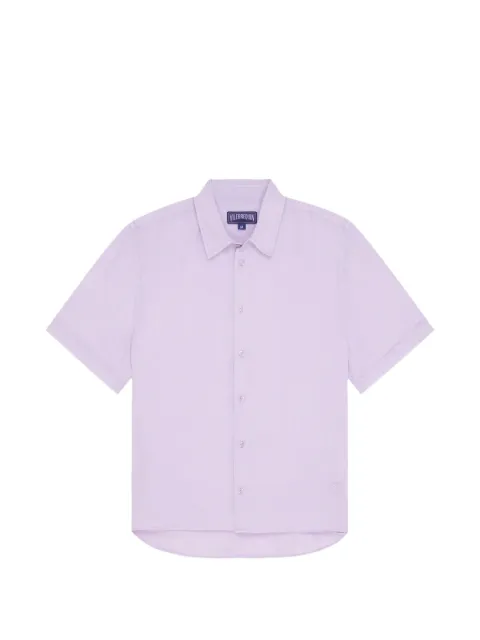 Vilebrequin short-sleeve linen shirt