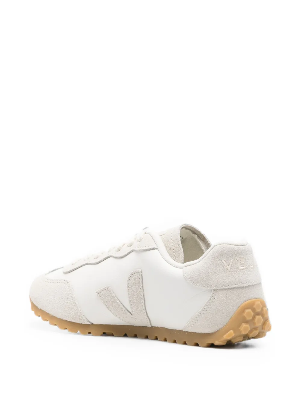 VEJA GT suede-panelled logo-patch sneakers Wit