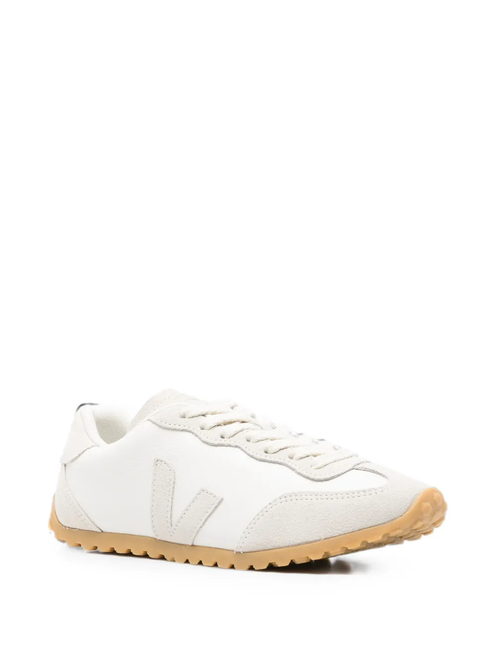 VEJA GT suede-panelled logo-patch sneakers Wit