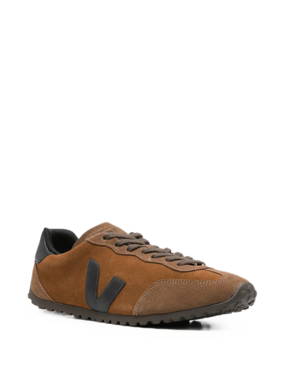 VEJA GT suède sneakers met logopatch Bruin