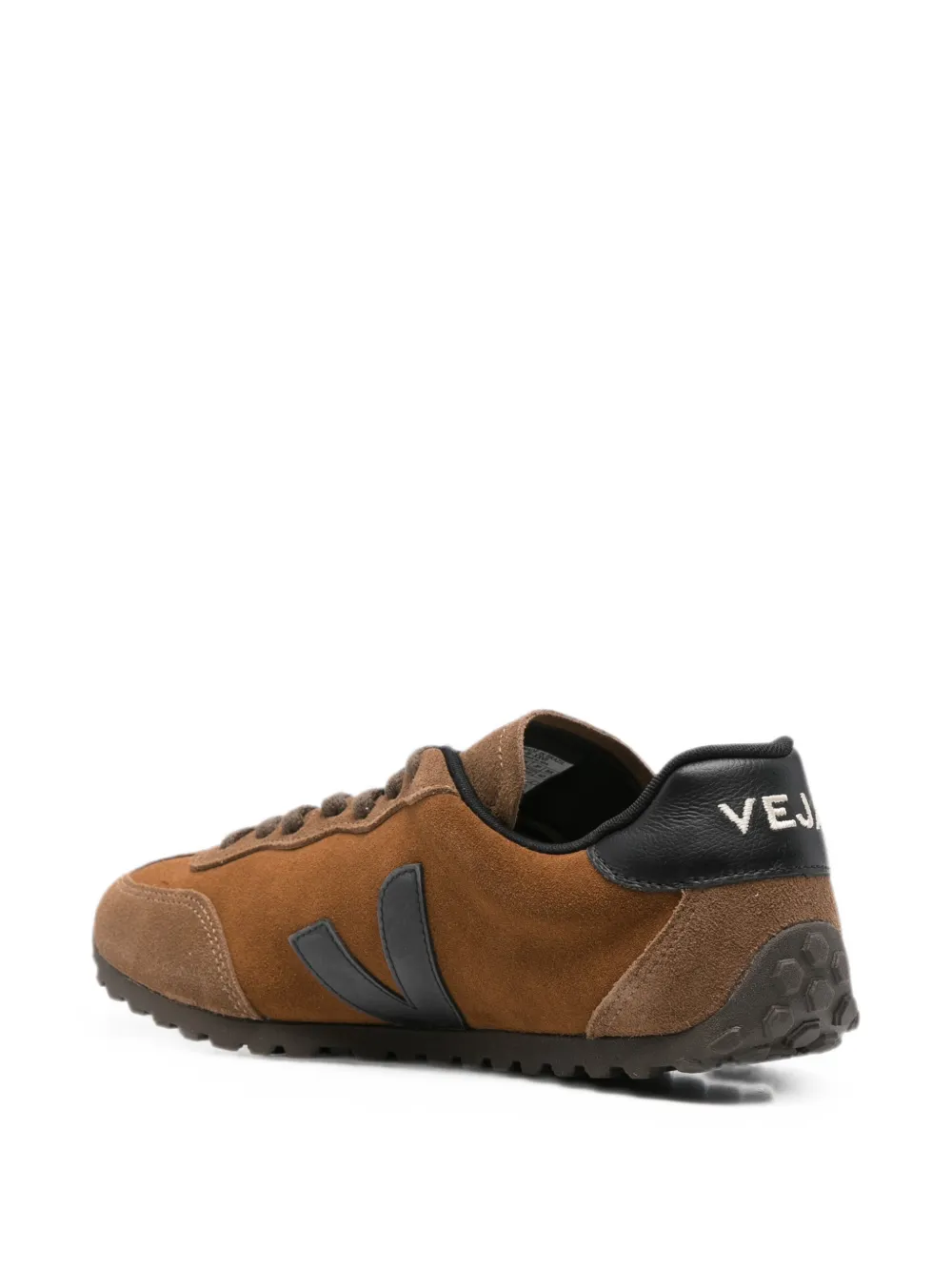 VEJA GT suède sneakers met logopatch Bruin