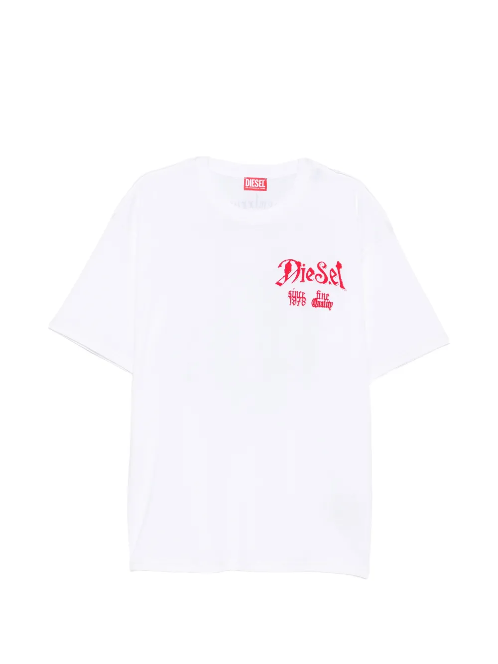 Diesel graphic-print crew-neck T-shirt - Bianco