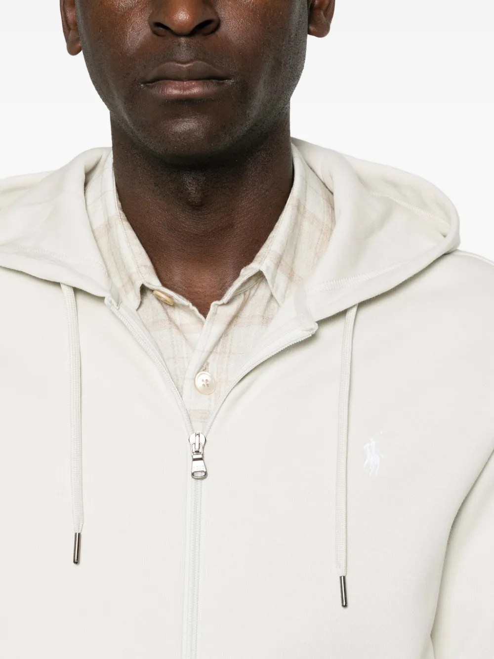 Polo Ralph Lauren Hoodie met geborduurd logo Grijs