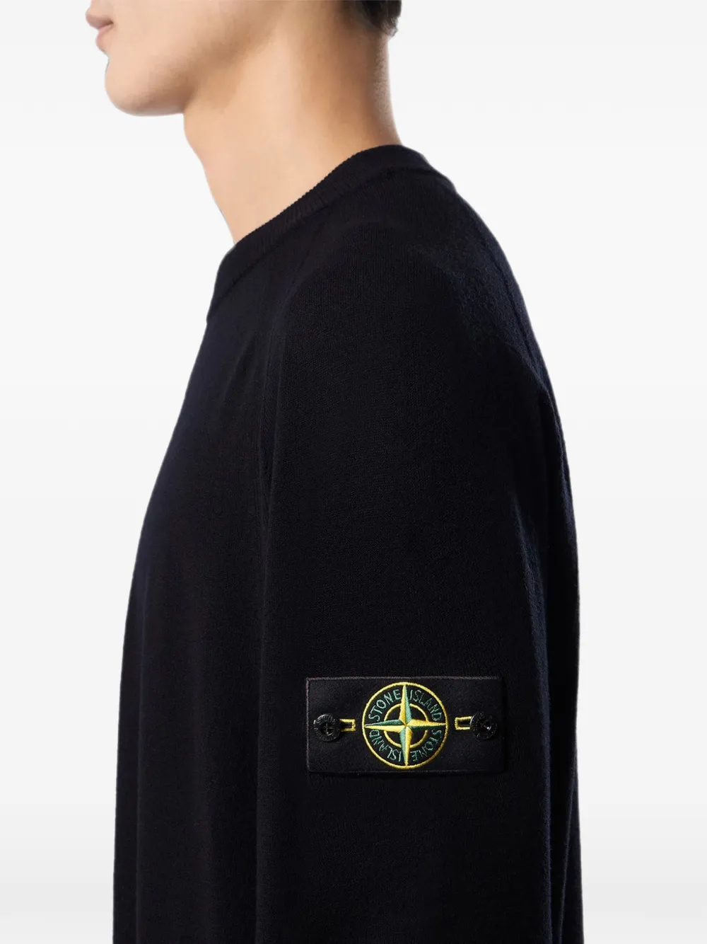 Stone Island Trui met raglan mouwen Zwart