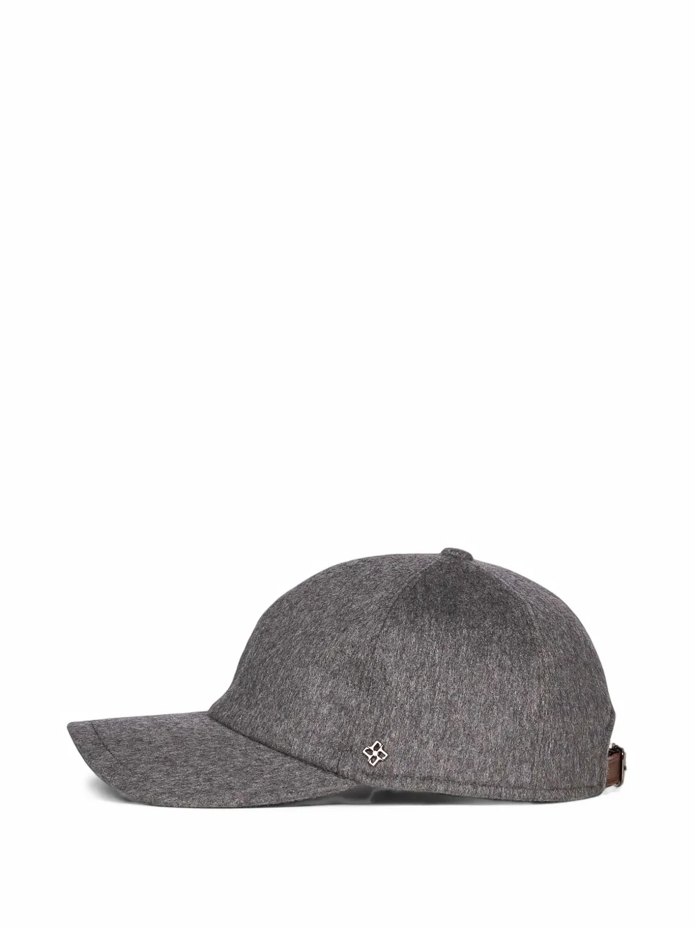 Tagliatore Denver logo-plaque cap Grijs