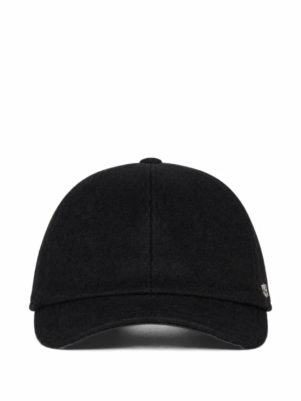 Tagliatore Denver leather-strap cap Zwart