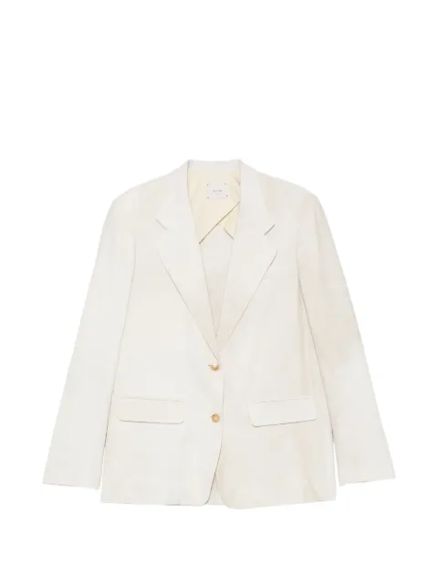 Alysi notched-lapels button-fastening jacket
