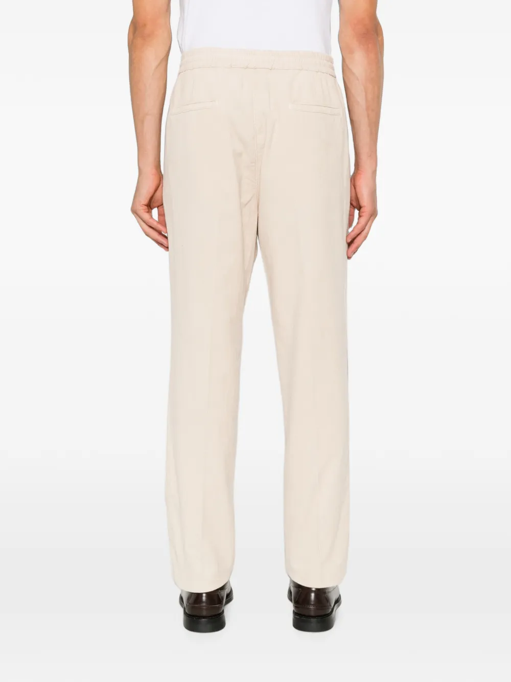 Brunello Cucinelli Broek met trekkoordtaille Beige