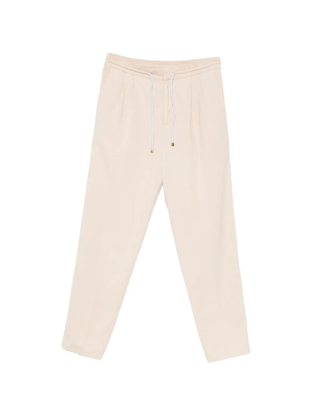 Brunello Cucinelli pleated drawstring-waist trousers - Nude